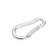 Haki, szakle i karabinki - Standers Karabińczyk aluminiowy 6 mm 12 kg - miniaturka - grafika 1