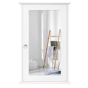 Szafki łazienkowe - Szafka Łazienkowa Z Lustrem Wisząca Ścienna 34 X 15 X 51 cm - miniaturka - grafika 1