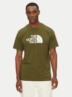 Koszulki męskie - The North Face T-Shirt Easy NF0A8A6C Zielony Regular Fit - miniaturka - grafika 1