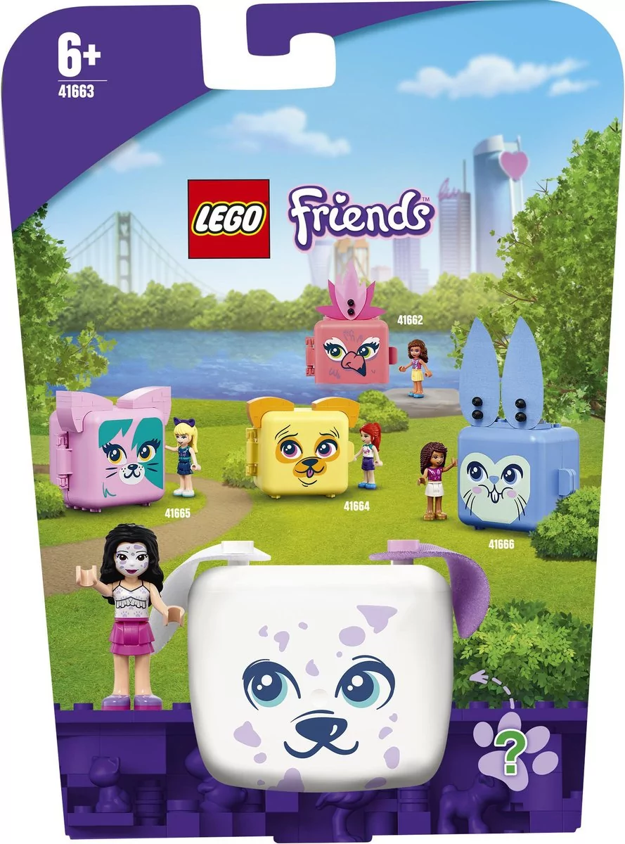 LEGO FRIENDS KOSTKA EMMY Z DALMATYŃCZYKIEM 41663