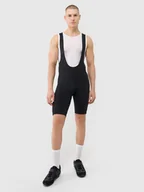 Spodenki męskie - Męskie legginsy rowerowe z szelkami 4F 4FWSS25TFSTM040 - czarne - miniaturka - grafika 1