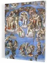 Sąd Ostateczny, obraz religijny na płótnie - Ikony i obrazy sakralne - miniaturka - grafika 1