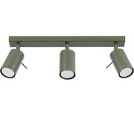 Lampy sufitowe - Sollux SL.1502 - Oświetlenie punktowe RING 3xGU10/10W/230V zielony - miniaturka - grafika 1