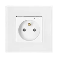 Inne akcesoria elektryczne - Gniazdo pojedyncze WiFi Tuya Biały ORNO - miniaturka - grafika 1