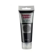 Happy Color Farba akrylowa, czarna, 75 ml, - Farby i media malarskie - miniaturka - grafika 2