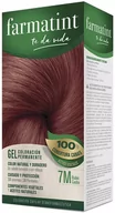 Farby do włosów i szampony koloryzujące - Farba kremowa bez utleniacza do włosów Farmatint Gel Coloración Permanente 7m-rubio Caoba 135 ml (8470001790361) - miniaturka - grafika 1
