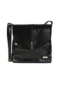 Czarna listonoszka ze skóry DAN-A - Torebki damskie Czarna listonoszka ze skóry DAN-A - Torebki damskie - miniaturka - grafika 1