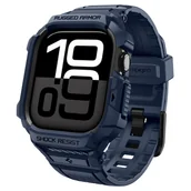 Akcesoria do smartwatchy - SPIGEN RUGGED ARMOR ”PRO” V2 APPLE WATCH 10 / 11 (42 MM) NAVY BLUE - miniaturka - grafika 1