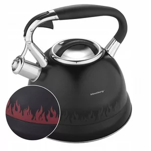 Klausberg Czajnik 2,7l ze wskażnikiem temperatury Kalusberg KB-7198 KB-7198 - Czajniki na gaz - miniaturka - grafika 1