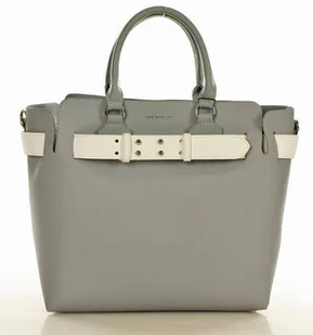 MONNARI Elegancka torebka kuferek szary - Torebki damskie - miniaturka - grafika 1