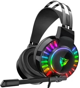Verk Group gamingowe 7.1 rgb Czarne - Słuchawki - miniaturka - grafika 1