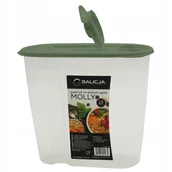 Pojemniki kuchenne - Pojemnik Na Żywność Produkty Sypkie Miarka Zielony 1,5L - miniaturka - grafika 1