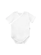 Body dla niemowląt - Niemowlęce body na krótki rękaw białe, Nicol r.52 - miniaturka - grafika 1