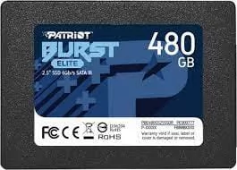 SSD|PATRIOT|Burst Elite|480GB|SATA 3.0|3D NAND|Write speed 320 MBytes/sec|Read speed 450 MBytes/sec|2,5"|TBW 200 TB|PBE480GS25SSDR - Dyski SSD - miniaturka - grafika 1