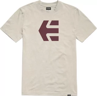 Koszulki męskie - t-shirt męski ETNIES ICON TEE Warm Grey - grafika 1