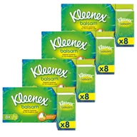 Apteczki i materiały opatrunkowe - Kleenex, Chusteczki higieniczne Balsam, 4x 8szt. - miniaturka - grafika 1