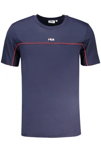 FILA MĘSKA KOSZULKA Z KRÓTKIM RĘKAWEM NIEBIESKA - Koszulki męskie - miniaturka - grafika 1