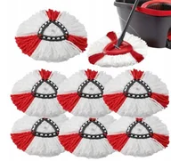 Miotły, szufle, mopy - 7x WKŁADY WKŁAD do mopa obrotowego VILEDA TURBO - miniaturka - grafika 1