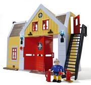 Domki dla lalek - Simba Toys remiza strażacka z figurką - miniaturka - grafika 1