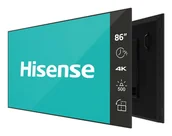 Monitory reklamowe i wyświetlacze - Hisense 86DM66D signage display Cyfrowa tablica A 2,18 m (86") Wi-Fi 500 cd/m² Full HD Czarny Android 11 24/7 - miniaturka - grafika 1