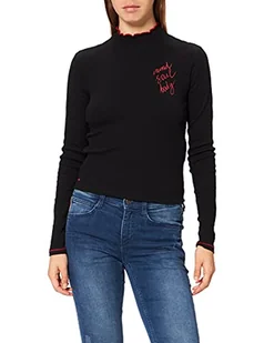 Desigual T-shirt damski Ts_artemisa Gentileschi, czarny, L - Koszulki i topy damskie - miniaturka - grafika 1