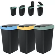 Kosze na śmieci - 3x Kosz na śmieci 12l COMPACTA Zestaw do sortowania - miniaturka - grafika 1