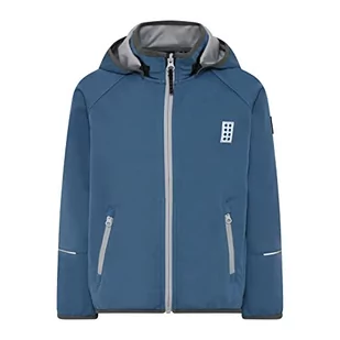 LEGO Jungen Kurtka softshell 8.000 Wassersäule Atmungsaktiv Winddicht LWSeferit 200 kurtka shellowa, 612 Faded Blue, 104 - Kurtki i płaszcze dla chłopców - miniaturka - grafika 1