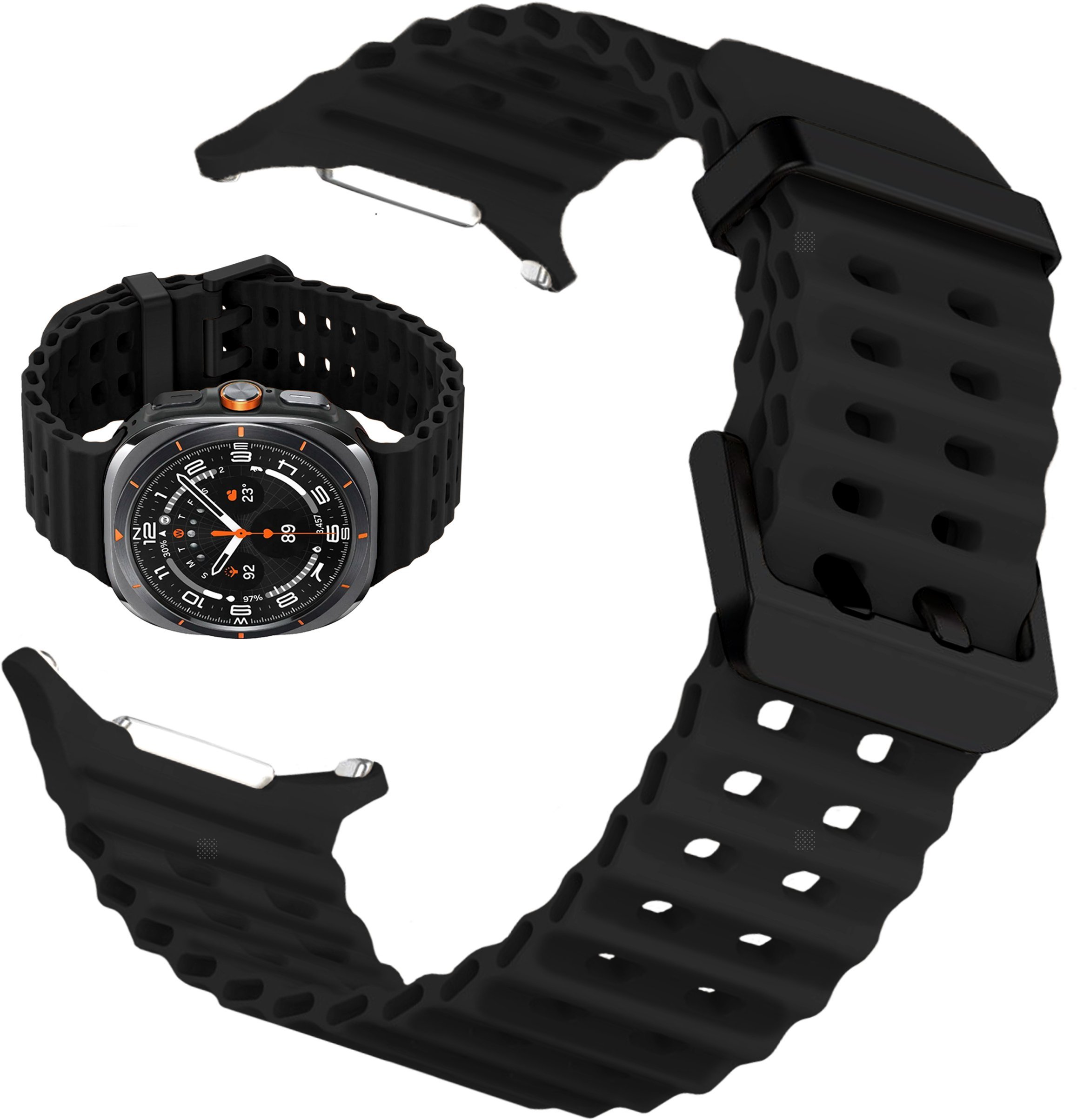 ChronSmarta Pasek ChronSmarta do smartwatch'a Samsung Galaxy Watch Ultra 47mm Czarny