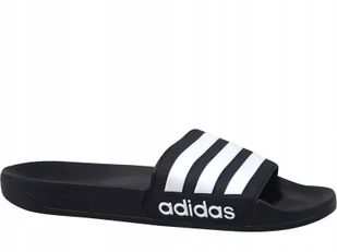 Adidas Adilette Shower GZ5922 Klapki Basenowe Plażowe Czarne Damskie - Klapki i japonki damskie - miniaturka - grafika 1