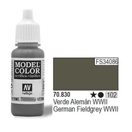 Akcesoria i części modelarskie - Vallejo German Fieldgrey WWII MC102 70830 - miniaturka - grafika 1