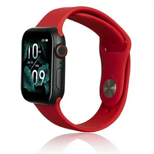 Paski - Beline pasek Apple Watch Silicone 38/40/41mm czerwony /red - grafika 1