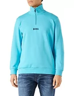 Bluzy męskie - BOSS Męska bluza 1 dżersej, Open Blue497, S - miniaturka - grafika 1