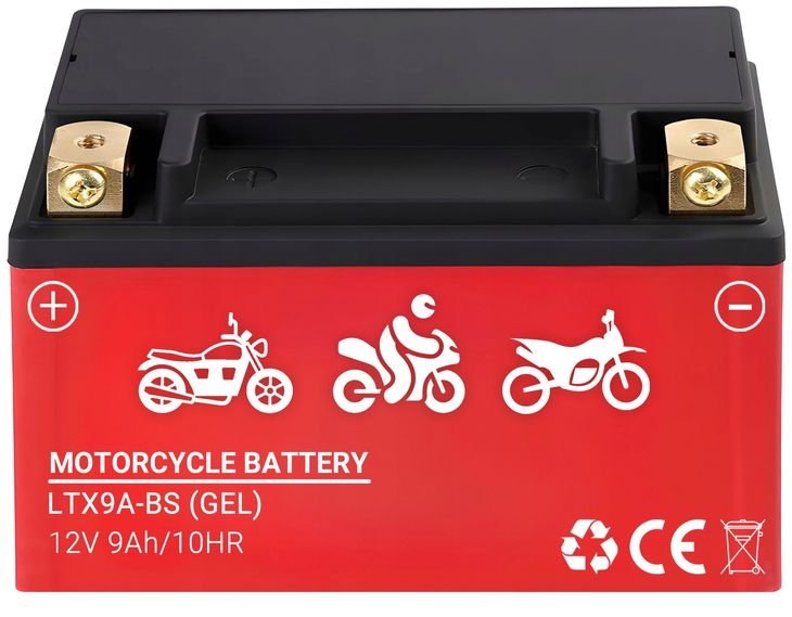 Akumulator Żelowy Do Skutera Motocykla Quada 12v 9ah Lewy+ Produkcja 2026
