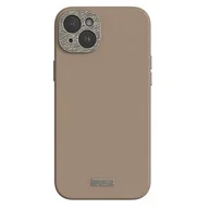 Pozostałe akcesoria do telefonów - Moshi Napa MagSafe - Skórzane etui iPhone 15 Plus (Woodsmoke Brown) - miniaturka - grafika 1