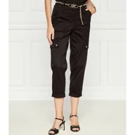 Spodnie damskie - Michael Kors Spodnie cargo | Relaxed fit - miniaturka - grafika 1