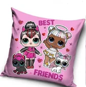 Pościel dla dzieci - Poszewka na poduszkę LOL SURPRISE 0618 40x40cm - miniaturka - grafika 1