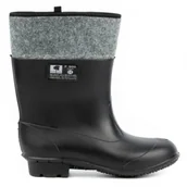 Kalosze męskie - Buty kalosze obuwie Filcowe Gumofilce Pvc F900 45 - miniaturka - grafika 1