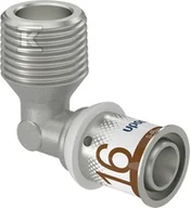 Akcesoria hydrauliczne - Uponor S-Press PLUS kolano z gwintem zewn. 16-R1/2"MT - miniaturka - grafika 1