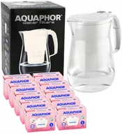Dzbanki filtrujące - Dzbanek filtrujący wodę Aquaphor Onyx 4.2L BIAŁY TRITAN + 10x Filtr wkład Magnezowy MG - miniaturka - grafika 1