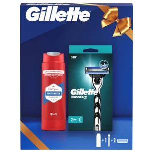 Gillette Zestaw Dla Mężczyzn Gilette Mach3 + Old Spice - Maszynki do golenia i wkłady - miniaturka - grafika 1