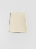 Swetry dla dziewczynek - Reserved - Dzianinowa spódnica - złamana biel - miniaturka - grafika 1