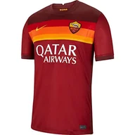 Koszulki męskie - Nike Męski T-shirt Roma M Nk Brt Stad Jsy Ss Hm czerwony Team Crimson/Dark Team Red/(University Gold) (Full Sponsor) XXL - miniaturka - grafika 1