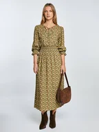 Sukienki - BIG STAR Sukienka w kolorze khaki - miniaturka - grafika 1