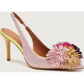 Czółenka - Kurt Geiger Szpilki POM POM SLING zamsz - miniaturka - grafika 1