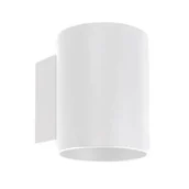 Lampy ścienne - Ideus Kinkiet LAMPA ścienna SONIA 03958 okrągła OPRAWA metalowa tuba loft biała 03958 - miniaturka - grafika 1