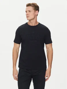 Tommy Hilfiger T-Shirt Embroidery Logo MW0MW38620 Granatowy Regular Fit - Koszulki męskie - miniaturka - grafika 1