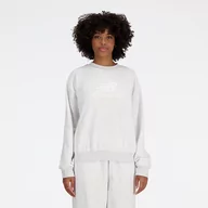 Bluzy damskie - Bluza damska New Balance WT41503AHH szara - miniaturka - grafika 1