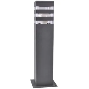 Polux TEKSAS 44cm grafit 1xE27 Lampa stojąca zewnętrzna 316172 316172 - Lampy ogrodowe - miniaturka - grafika 1