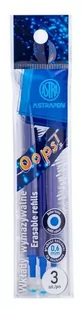 Wkłady wymazywalne niebieskie 0,6 mm ASTRAPEN OOPS! - 3 szt. opp bag - Wkłady do długopisów - miniaturka - grafika 1