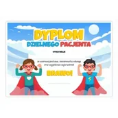 Podobrazia, bloki, papiery - Dyplom A4 dzielnego pacjenta - Super Dzieci 10szt - miniaturka - grafika 1